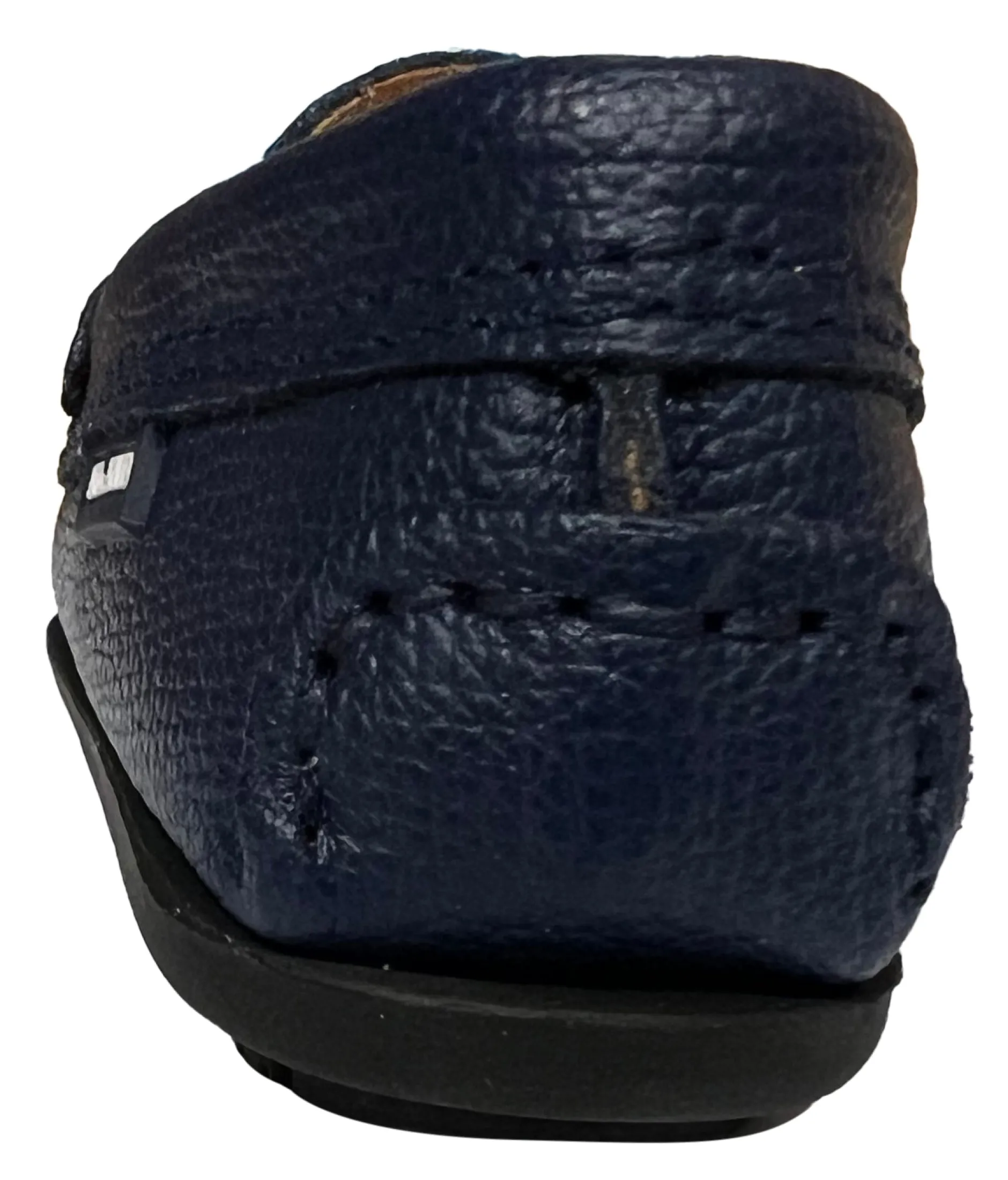 Atlanta Mocassin Boy's and Girl's Loafers, Blue Little Grainy Hot