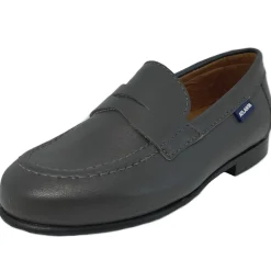 Atlanta Mocassin Girl's and Boy's Penny Loafers, Grigio Clearance