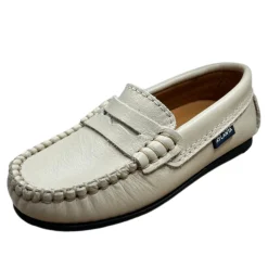 Atlanta Mocassin Atlanta Moccasin Boy's and Girl's Originals 032 Penny Loafer - Sand Smooth Sale