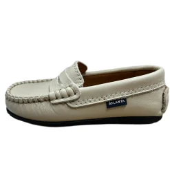 Atlanta Mocassin Atlanta Moccasin Boy's and Girl's Originals 032 Penny Loafer - Sand Smooth Sale