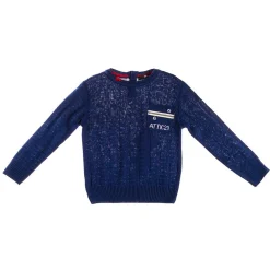 Attic 21 Boy's NSW4294 Sweater - Blue Best