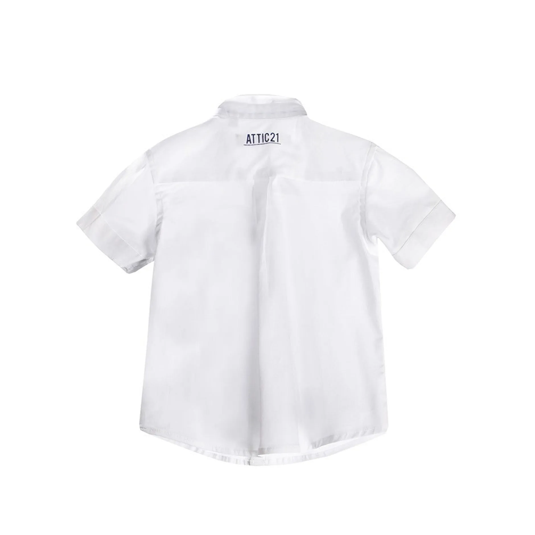 Attic 21 Short Sleeve HSH4212 Dress Shirt - Off White Outlet