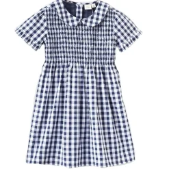 Beet World Briar Dress, Navy Gingham Discount