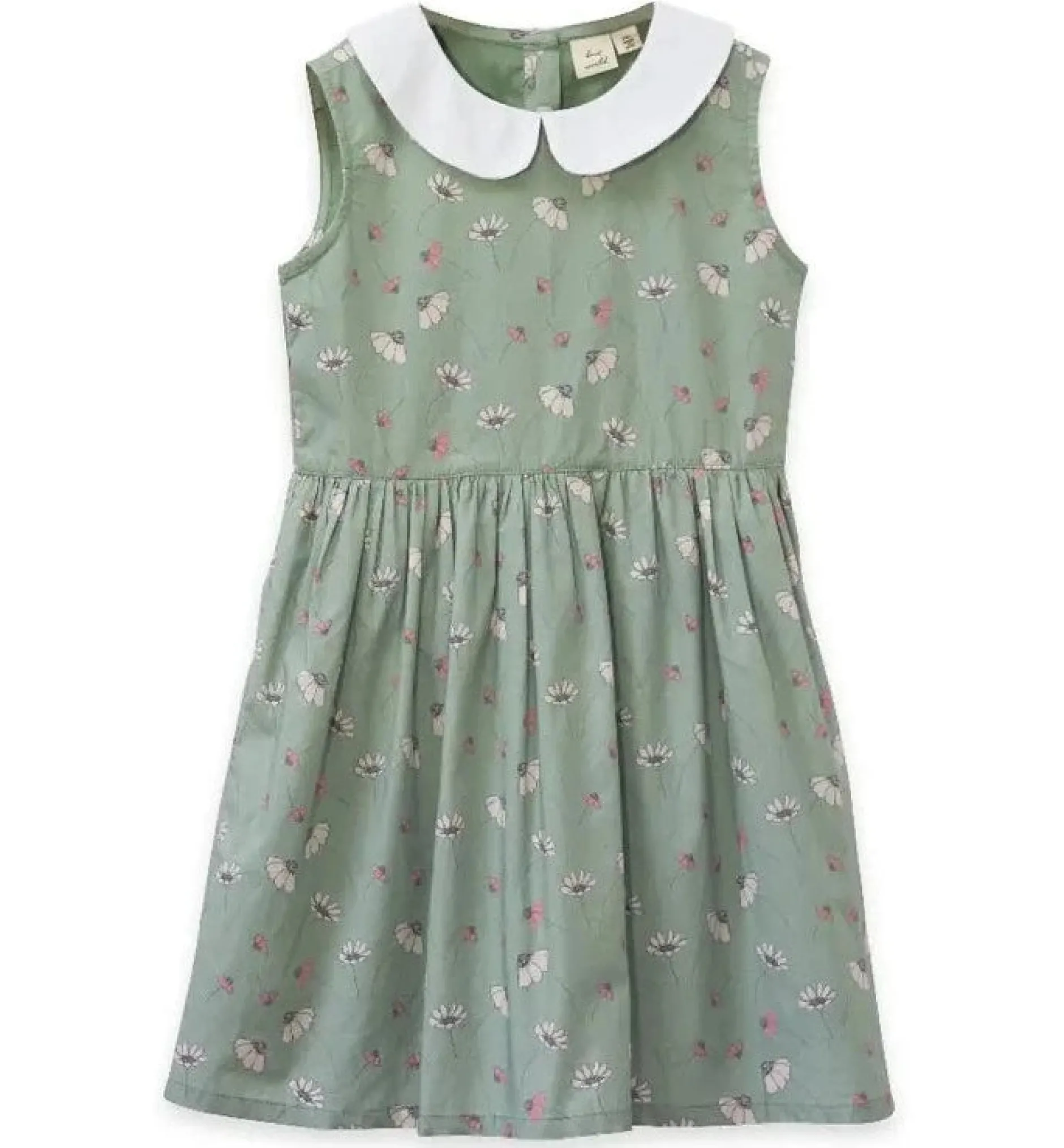 Beet World Herbie Dress, Green Floral Fashion