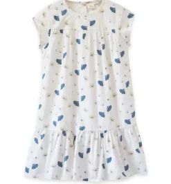 Beet World Molly Dress, Blue Floral Sale