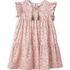 Beet World Sara Dress, Clover Field Hot