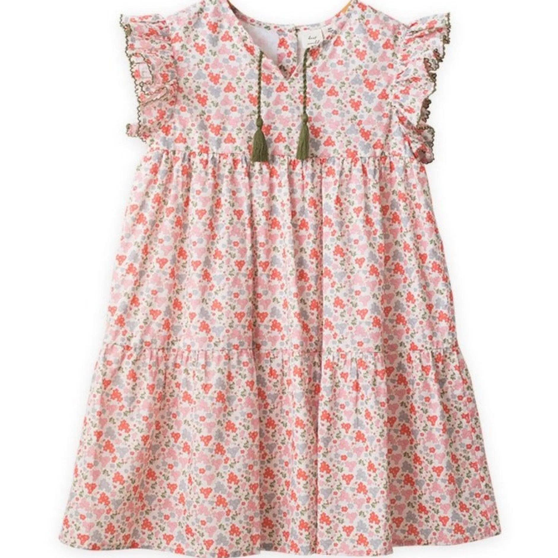 Beet World Sara Dress, Clover Field Hot