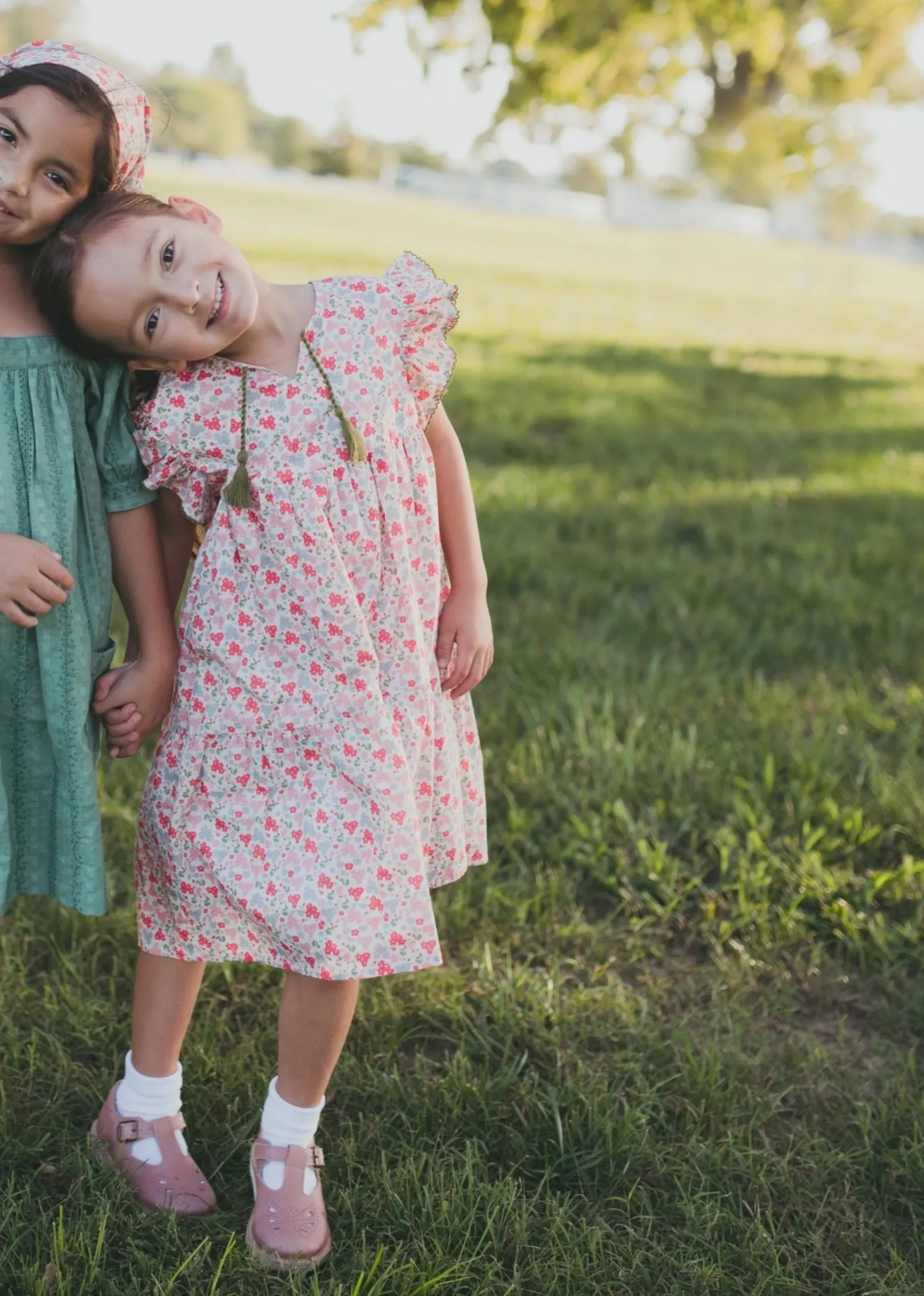 Beet World Sara Dress, Clover Field Hot