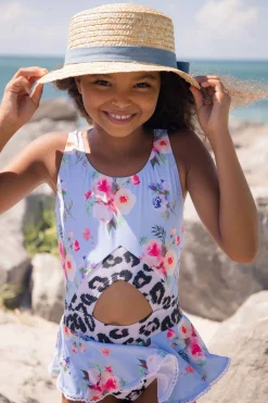 Blueberry Bay Dream Weaver Boater Style Sun Hat Sale