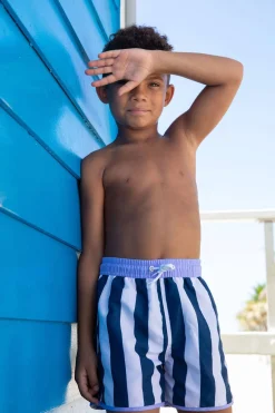 Blueberry Bay Grand Windsor Swim Trunks Hot