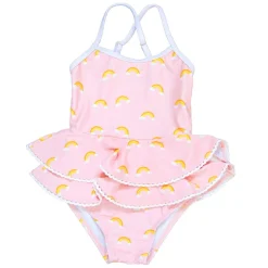 Blueberry Bay Rainbow Sand Castle Retreat One Piece Swimsuit Best