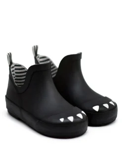 BOXBO Boy's and Girl's Kerran Rain Boot, Black Best