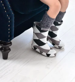 BOXBO Damier Girl's and Boy's Rain Boot New