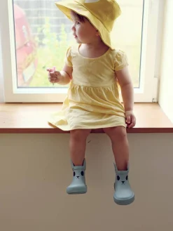 BOXBO Girl's Kerran Rain Boot, Platinum Sale