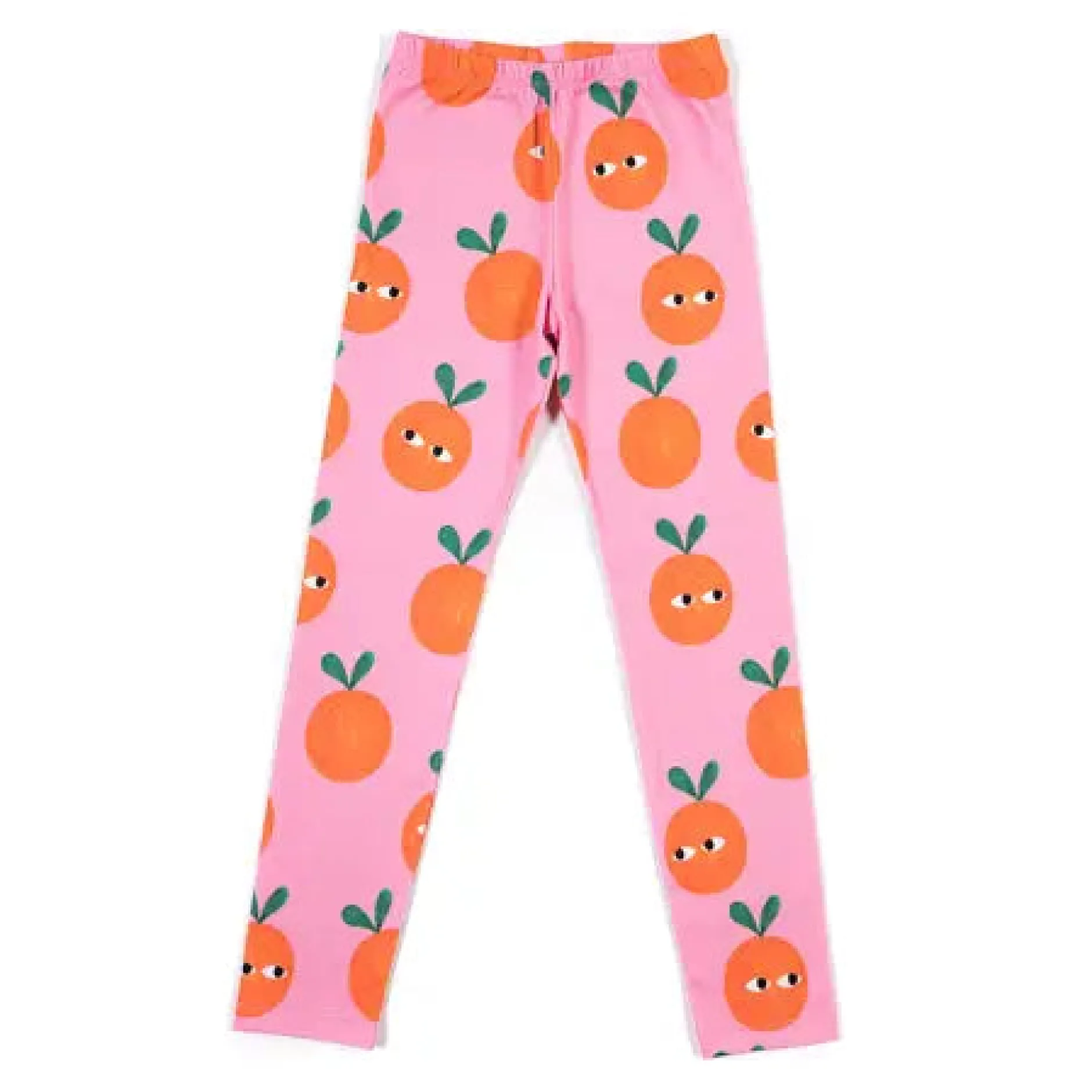 Don't Grow Up Organic Orange Leggings, Pink/Orange Fashion