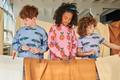 Don't Grow Up Organic Oranges on Pink Hoodie Fashion