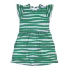 Don't Grow Up Organic Striped Dress with Ruffle Sleeves New