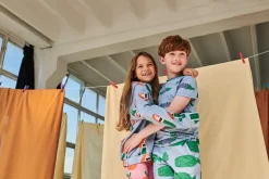 Don't Grow Up Organic Whales on Blue Shorts Fashion