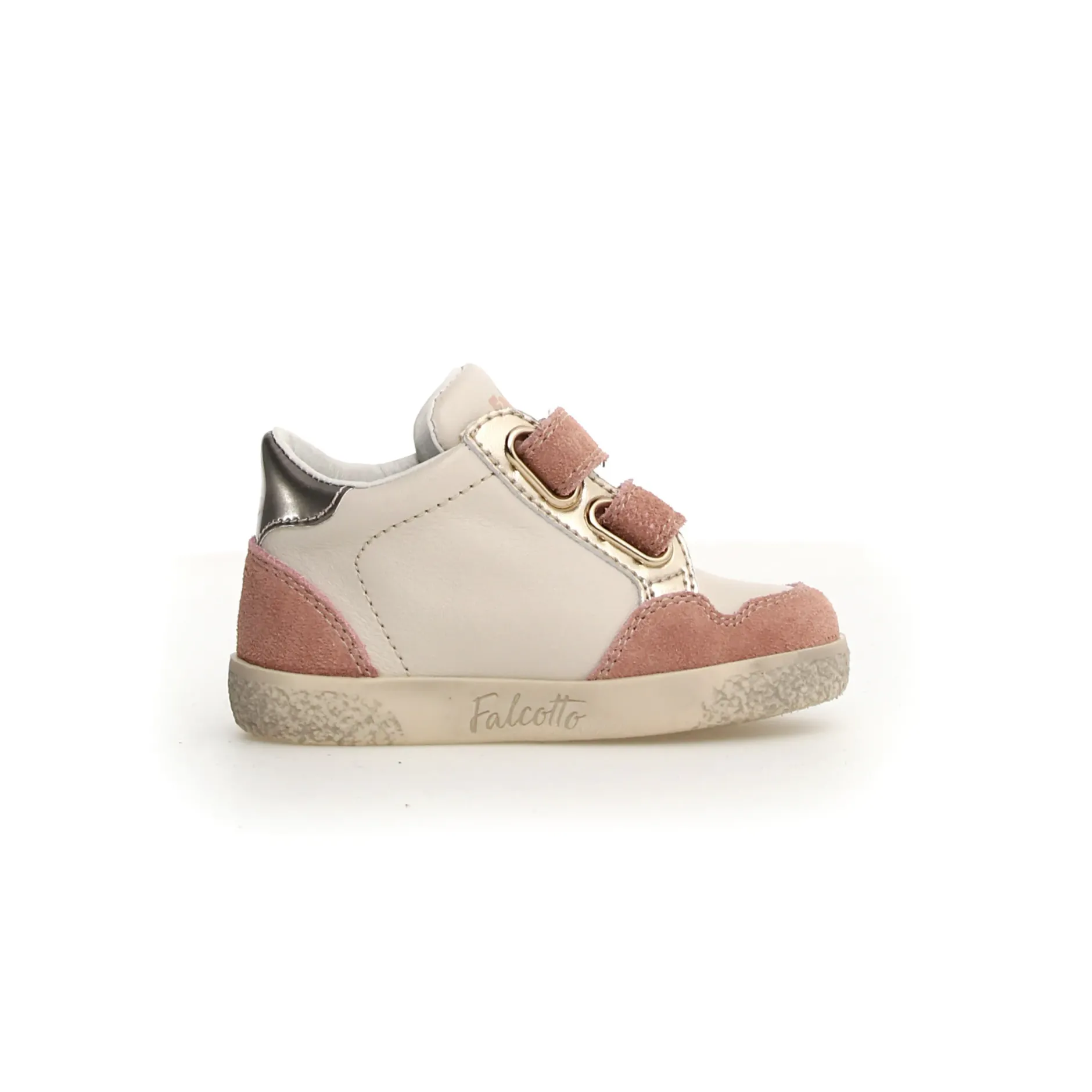 Falcotto Alnoite High 2 Vl Girl's Casual Shoes - Rose/Milk/Platinu Fashion
