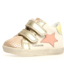 Falcotto Alnoite High VL Girl's Sneakers - Cipria/Platinum Fashion