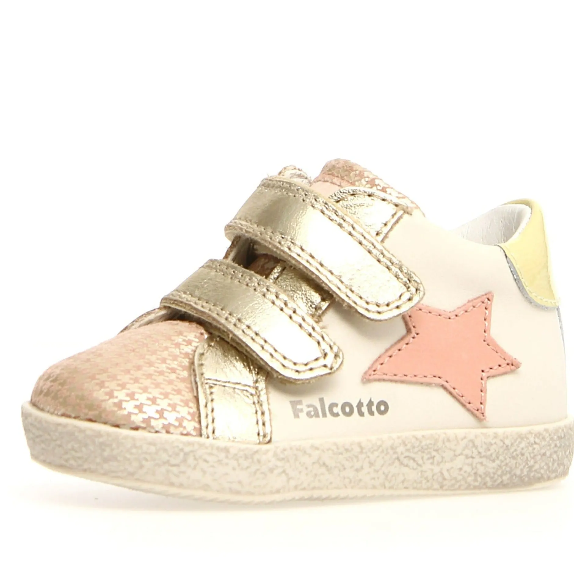 Falcotto Alnoite High VL Girl's Sneakers - Cipria/Platinum Fashion