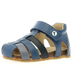 Falcotto Boy's Alby Sandals - Azure / Navy / Celeste Fashion