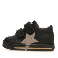 Falcotto Boy's and Girl's Venus VI Star Sneaker Shoes, Black - Taupe Online