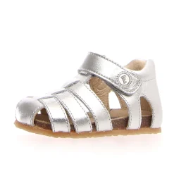 Falcotto Boy's and Girl's Alby Fisherman Sandals - Metallic Silver Outlet