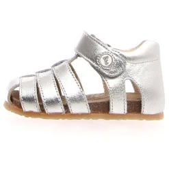 Falcotto Boy's and Girl's Alby Fisherman Sandals - Metallic Silver Outlet