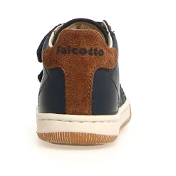Falcotto Boy's and Girl's Adam Vl Nappa Spazz Sneakers, Navy Chestnut Discount