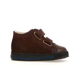 Falcotto Boy's and Girl's Michael Fashion Sneakers, Dark Brown - Indigo Discount