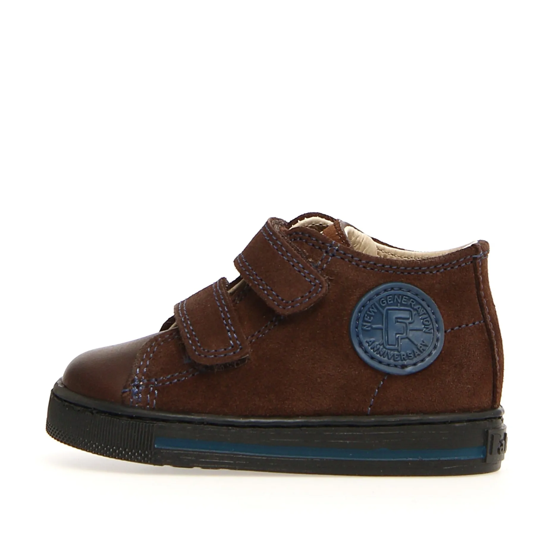 Falcotto Boy's and Girl's Michael Fashion Sneakers, Dark Brown - Indigo Discount