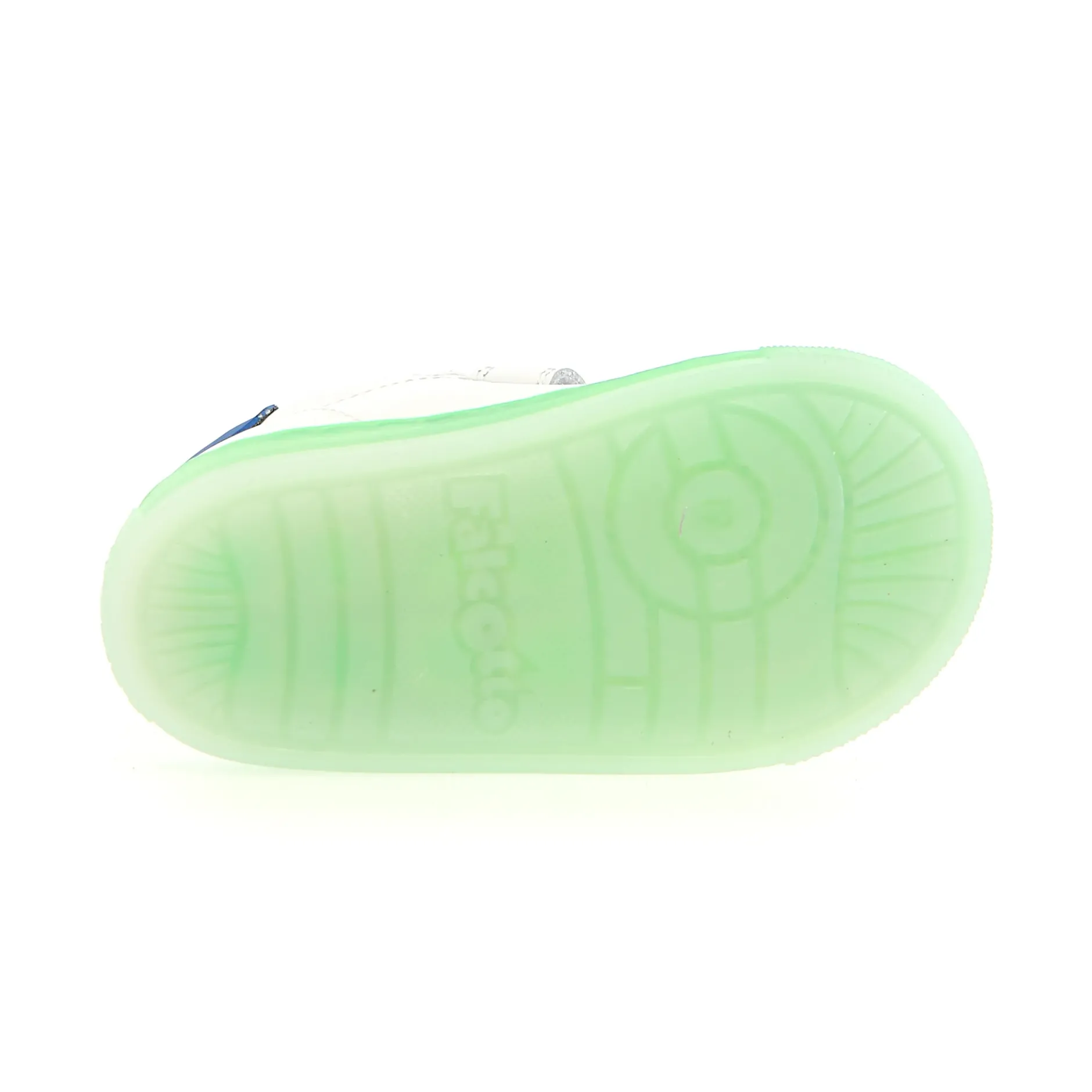 Falcotto Boy's And Girl's Sasha Vl Casual Shoes - White / Green Fluo Fashion