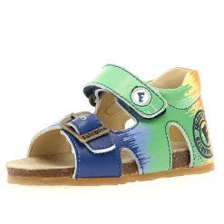 Falcotto Boy's Benar Sandals - Azure / Multi Hot