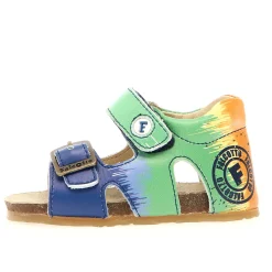 Falcotto Boy's Benar Sandals - Azure / Multi Hot