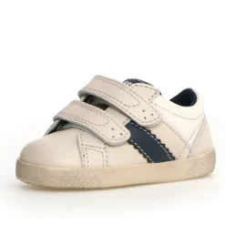 Falcotto Boy's Kilde Low Vl Casual Shoes - Milk / Navy Outlet