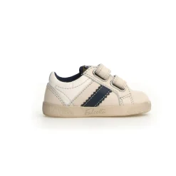 Falcotto Boy's Kilde Low Vl Casual Shoes - Milk / Navy Outlet