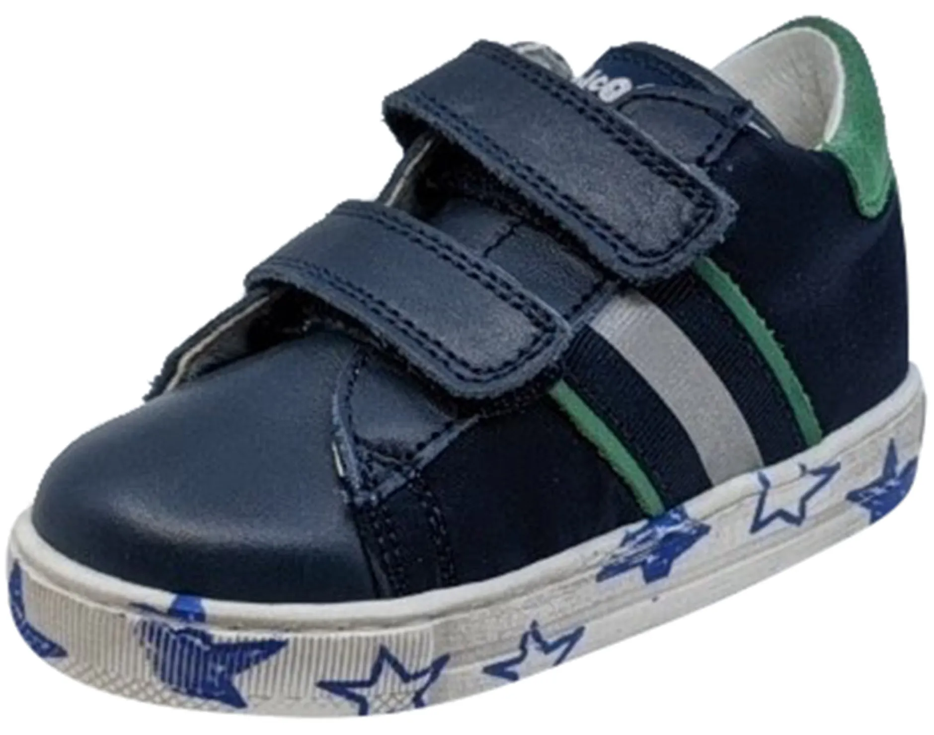 Falcotto Boy's New Leryn Fashion Sneakers, Navy/Verde Online