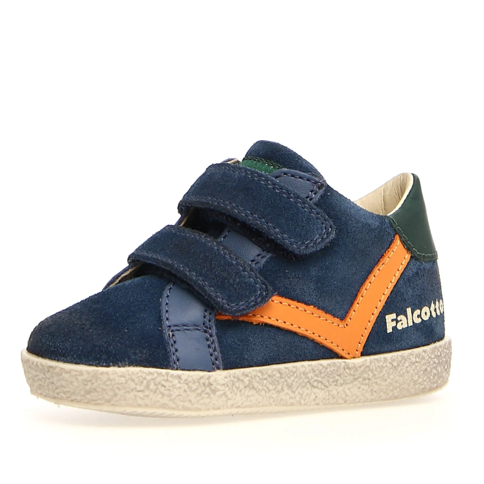 Falcotto Boy's Panki Sneakers, Indigo/Orange Sale