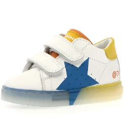 Falcotto Boy's Salazar 3 Vl Casual Shoes - White / Yellow / Oltremare Online