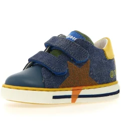 Falcotto Boy's Salazar 3 Vl Casual Shoes - Azure / Yellow / Orange Discount