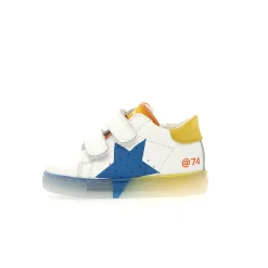 Falcotto Boy's Salazar 3 Vl Casual Shoes - White / Yellow / Oltremare Online