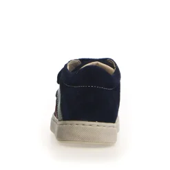 Falcotto Gazer Vl Boy's Casual Shoes - Navy/Green Bottle Fashion
