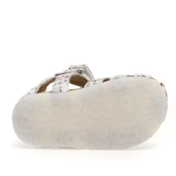 Falcotto Girl's Alby Suede Sandals - Flowery White Online