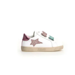 Falcotto Girl's Alnoite 2 Vl Casual Shoes - White / Pink Hot