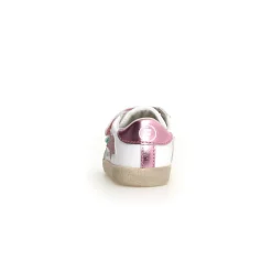 Falcotto Girl's Alnoite 2 Vl Casual Shoes - White / Pink Hot