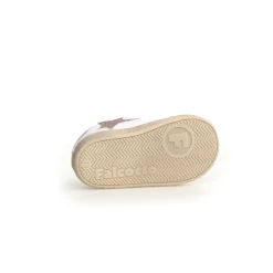 Falcotto Girl's Alnoite 2 Vl Casual Shoes - White / Pink Hot
