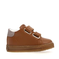 Falcotto Girl's and Boy's Sasha Vl Calf Fashion Sneakers - Cuoio/Dark Grey Clearance