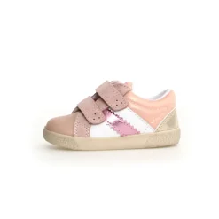 Falcotto Girl's Kilde Low Vl Casual Shoes - Metallic Cipria / White / Platinum Fashion