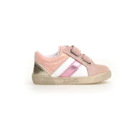 Falcotto Girl's Kilde Low Vl Casual Shoes - Metallic Cipria / White / Platinum Fashion